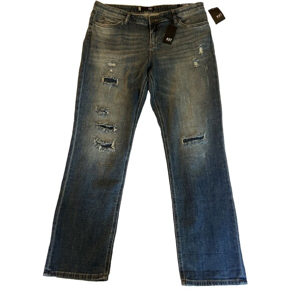 NWT KUT From The Kloth Women 16 Catherine Boyfriend Jean Color Descendant - Picture 1 of 15